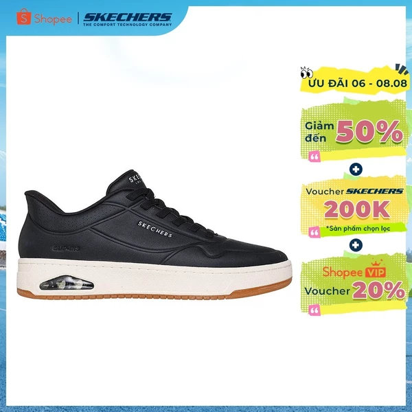 Giày Thể Thao Nam Skechers Slip-ins Street Uno CTL Laying Low - 183156-BLK Air-Cooled Memory Foam