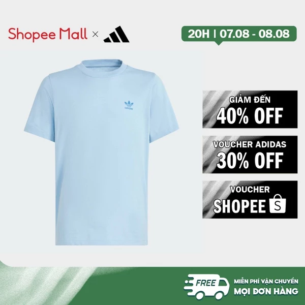 [Duy nhất 8.8 - VOUCHER 30%]adidas Phong cách sống Áo Thun Adicolor Trẻ em Màu xanh da trời IP3024