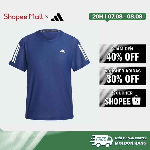 [Duy nhất 8.8 - VOUCHER 30%]adidas Chạy Áo Thun Own The Run Nữ Màu xanh da trời IN8302