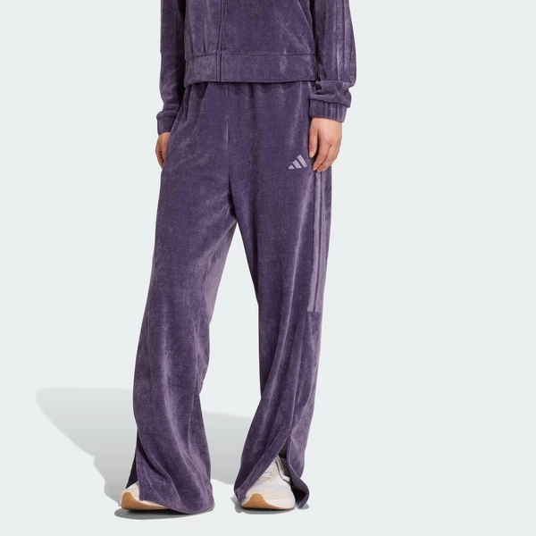 adidas Phong cách sống Quần Nhung Ống Đứng Tiro Nữ Màu tím JM1804