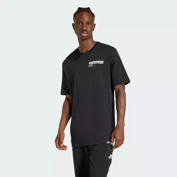 adidas Phong cách sống ÁO THUN GRAPHIC MOTORSPORT BURNOUT Nam Đen JZ5053