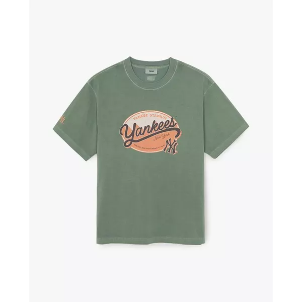 MLB - Áo thun unisex cổ tròn tay ngắn Vintage_3ATSV1463-50GNS