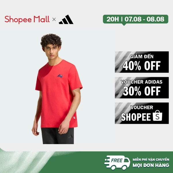 [Duy nhất 8.8 - VOUCHER 30%]adidas Phong cách sống ÁO THUN GRAPHIC RAMEN Nam Đỏ KS5082
