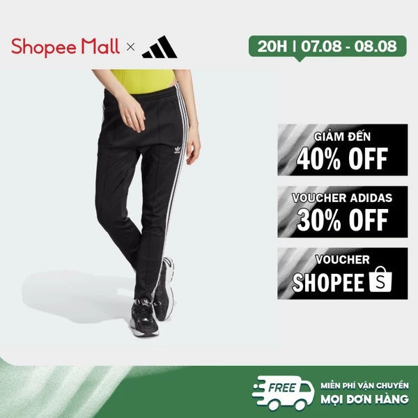 [Duy nhất 8.8 - VOUCHER 30%]adidas Phong cách sống Quần Track Pant SST Adicolor Nữ Đen IK6600