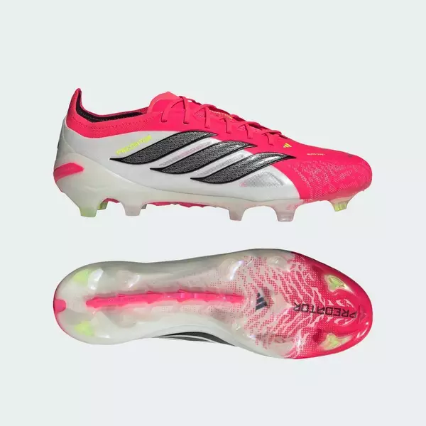 adidas Bóng đá Giày Đá Bóng Sân Cỏ Thật Đất Cứng Predator Elite Unisex Đỏ JS0433