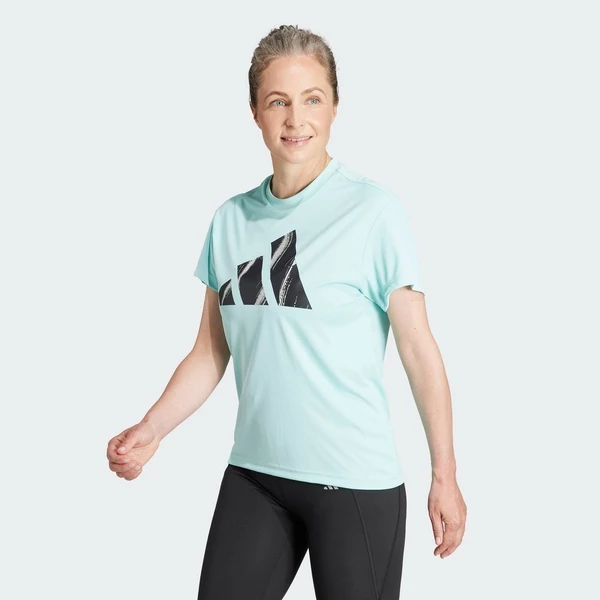 adidas Chạy Áo Thun Brand Love Run It Nữ Ngọc lam IL4747