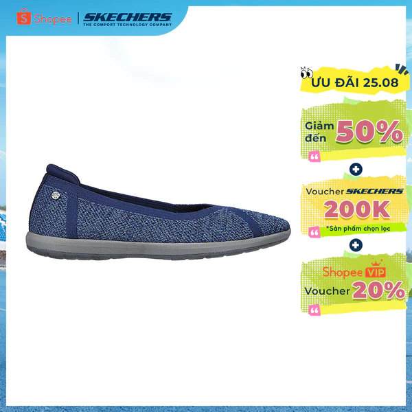 Giày Búp Bê Nữ Skechers Modern Comfort Arch Fit Cleo Sport - 158538-NVY Online Sale