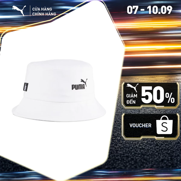 Nón Bucket Thời Trang PUMA Unisex ESS No 1 Logo White Màu Trắng