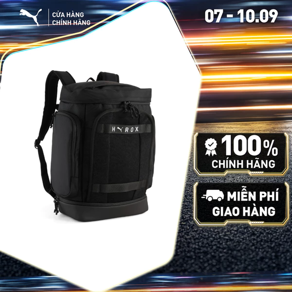 Balo Thể Thao Tập Luyện PUMA Unisex x HYROX DAILY Backpack Black Màu Đen