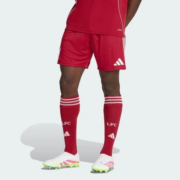 adidas Football Liverpool FC 25/26 Home Shorts Men Red JV6425