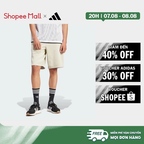 [Duy nhất 8.8 - VOUCHER 30%]adidas Phong cách sống Quần Short Ba Lá Essentials Nam Be IR7813