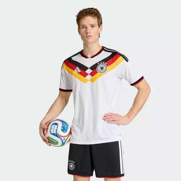adidas Bóng đá Áo Đấu Sân Nhà Đức 26 Nam trắng KD8363