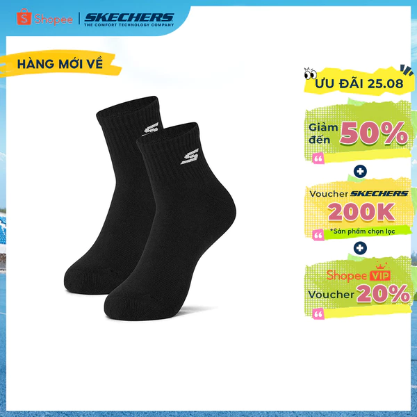 Vớ Thể Thao Nữ Skechers Performance Socks Quarter Socks (2 Pairs) - P425W216-038R