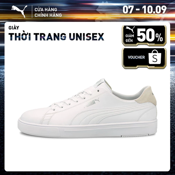 Giày Thời Trang PUMA Unisex Serve Pro Lite White- Silver-Gray Violet Màu Trắng