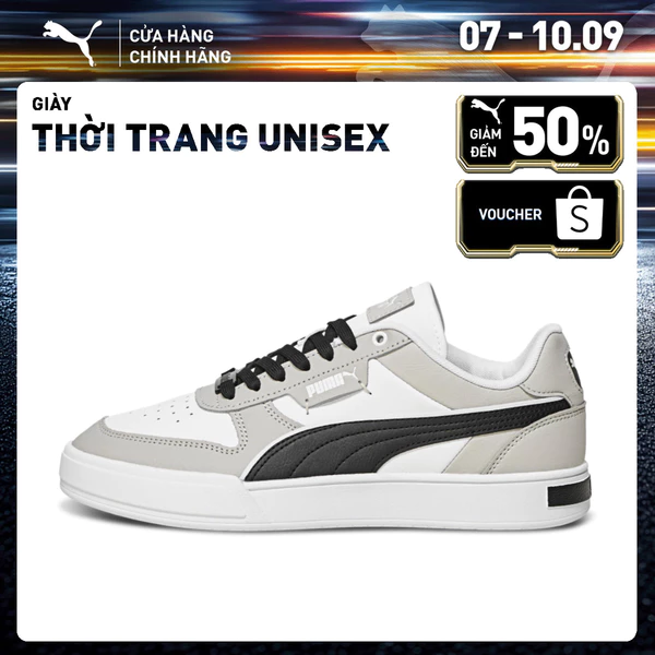 Giày Thời Trang PUMA Unisex Caven Dime Glacial Gray-Black Màu Xám