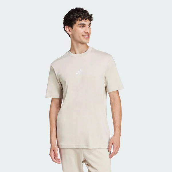 adidas Phong cách sống Áo Thun Single Jersey Logo Nhỏ Essentials Nam Be JD1779