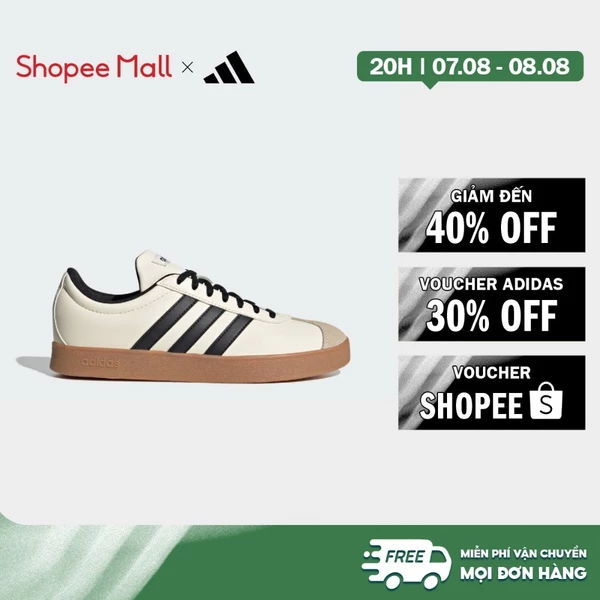 [Duy nhất 8.8 - VOUCHER 30%]adidas Phong cách sống Giày VL Court Base Nữ trắng JR6912