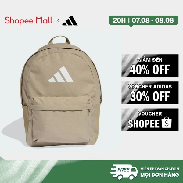 [Duy nhất 8.8 - VOUCHER 30%]adidas Phong cách sống Ba Lô Logo 3 Bar Classic Unisex nâu KE5641