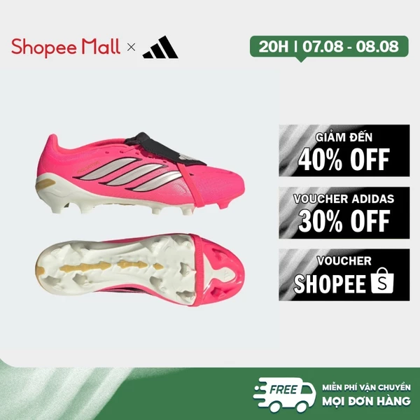 [Duy nhất 8.8 - VOUCHER 30%]adidas Bóng đá Giày Đá Bóng Firm Ground Predator League Lưỡi Gà Gập Unisex Hồng JP6271
