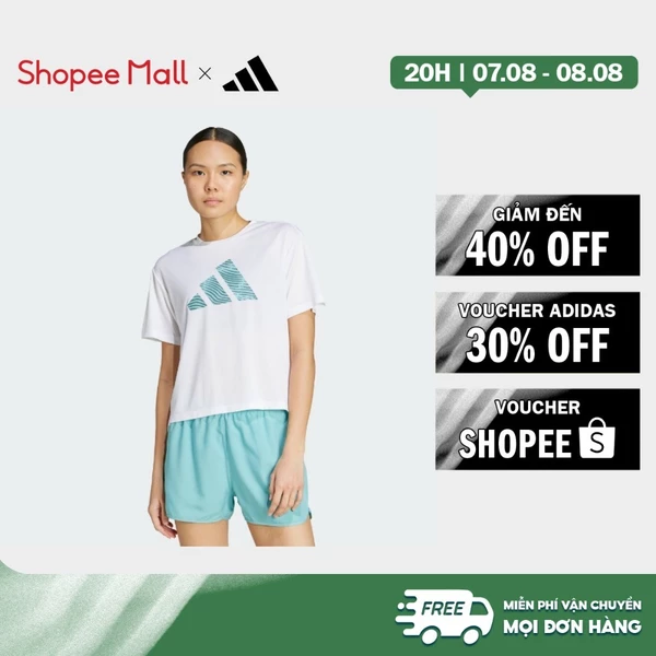 [Duy nhất 8.8 - VOUCHER 30%]adidas Chạy Áo Thun Chạy Bộ Adi365 Essentials Brand Love Nữ trắng JN6137