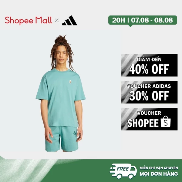 [Duy nhất 8.8 - VOUCHER 30%]adidas Phong cách sống Áo Thun In Graphic Tất Chó Nam Ngọc lam JL9242