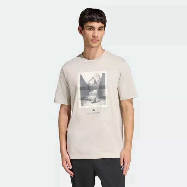adidas Phong cách sống & Quần vợt ÁO THUN GRAPHIC KAYAK NGOÀI TRỜI Nam Be KB2541