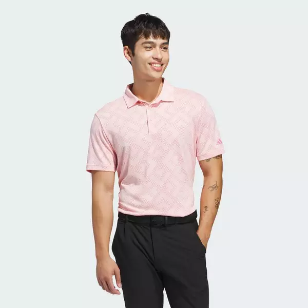 adidas Đánh gôn ÁO POLO JACQUARD ULTIMATE365 Nam Hồng KC3535