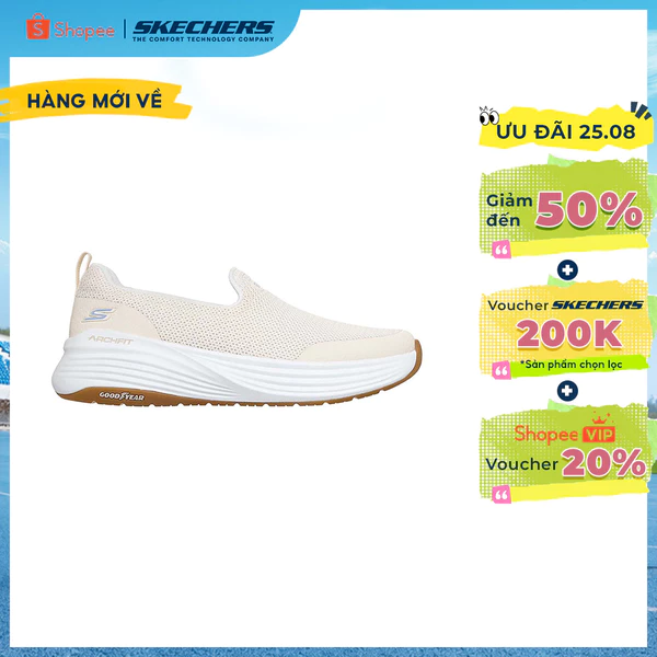 Giày Thể Thao Nữ Skechers Arch Fit GOwalk Stability 2.0 Elle Đi Bộ - 126000-NAT