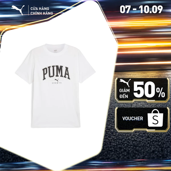 Áo Thun Thời Trang PUMA Nam SQUAD Tee White Màu Trắng
