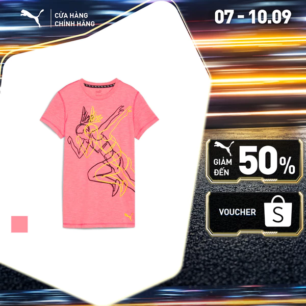 Áo Thun Thể Thao PUMA Nữ Women Graphic Fireglow Tee