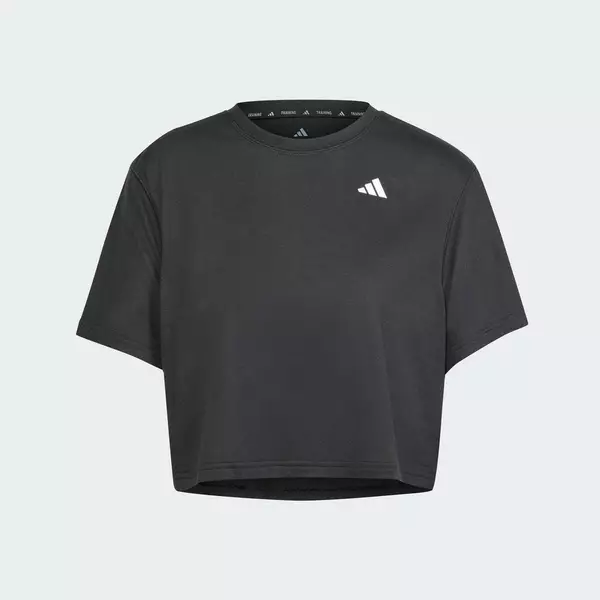 adidas Gym & Training Áo Thun Tập Luyện Dáng Boxy Train Essentials Nữ Đen JC9555