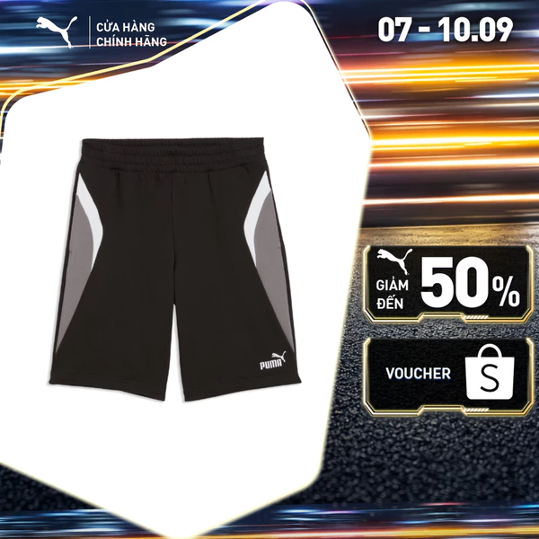 Quần Đùi Thể Thao PUMA Nam ESS BLOCK Shorts Black Màu Đen
