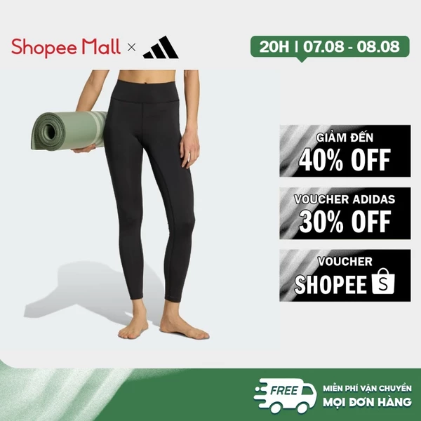 [Duy nhất 8.8 - VOUCHER 30%]adidas Gym & Training Quần Legging Dáng Dài All Me Essentials Nữ Đen JW7661