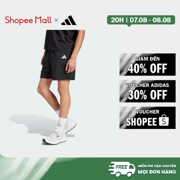 [Duy nhất 8.8 - VOUCHER 30%]adidas Lifestyle Essentials Small Logo Cargo Chelsea Shorts Men Black JF3530