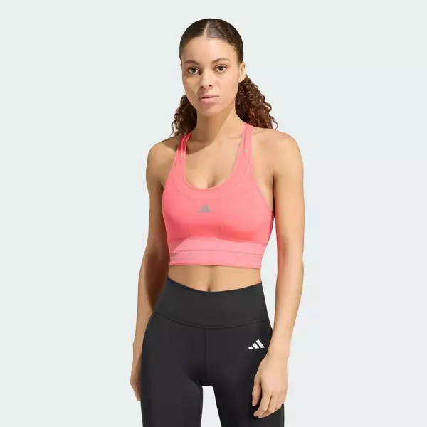 adidas Gym & Training Áo Bra Adi365 Running CLIMACOOL Nữ Hồng KS5871