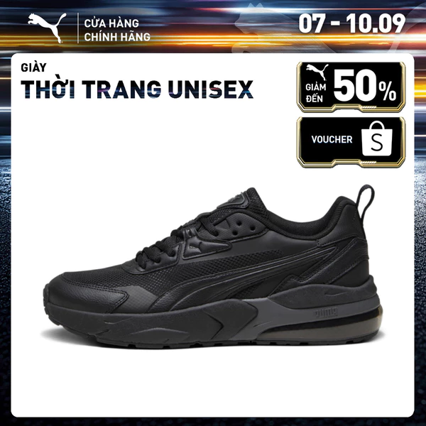 Giày Thời Trang PUMA Unisex Vis2K Black Màu Đen