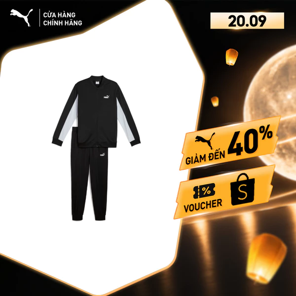 Set Đồ Thời Trang PUMA Nam Poly Baseball Suit Black Màu Đen