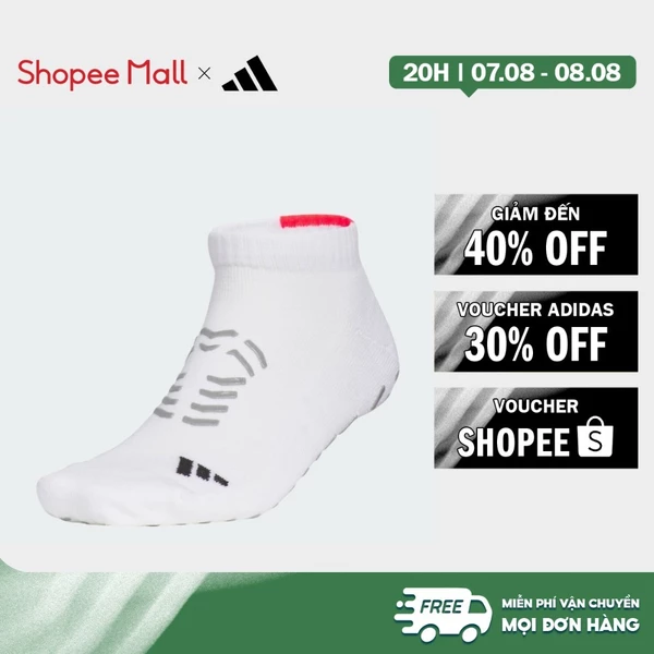 [Duy nhất 8.8 - VOUCHER 30%]adidas Đánh gôn Tất Cổ Chân Adizero Nam trắng JE7188