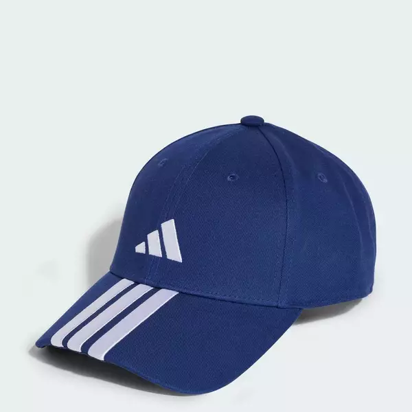 adidas Lifestyle 3-Stripes New Logo Baseball Cap Unisex Blue JP0384