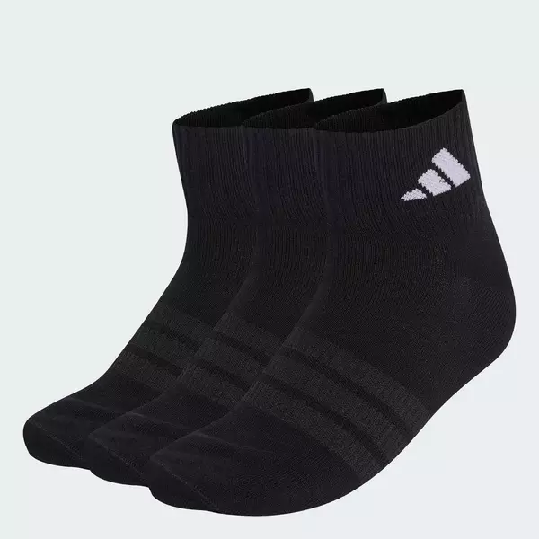 adidas Phong cách sống BỘ 3 ĐÔI TẤT CỔ CHÂN THỂ THAO THIN&LIGHT Unisex Đen KC9613