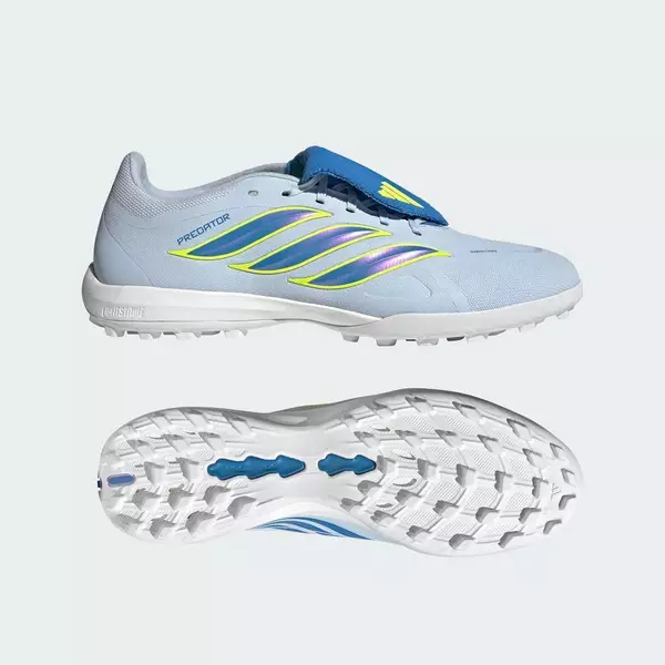 adidas Bóng đá Giày Bóng Đá Sân Cỏ Nhân Tạo PREDATOR LEAGUE Lưỡi Gà Gập Unisex Màu xanh da trời JR7874
