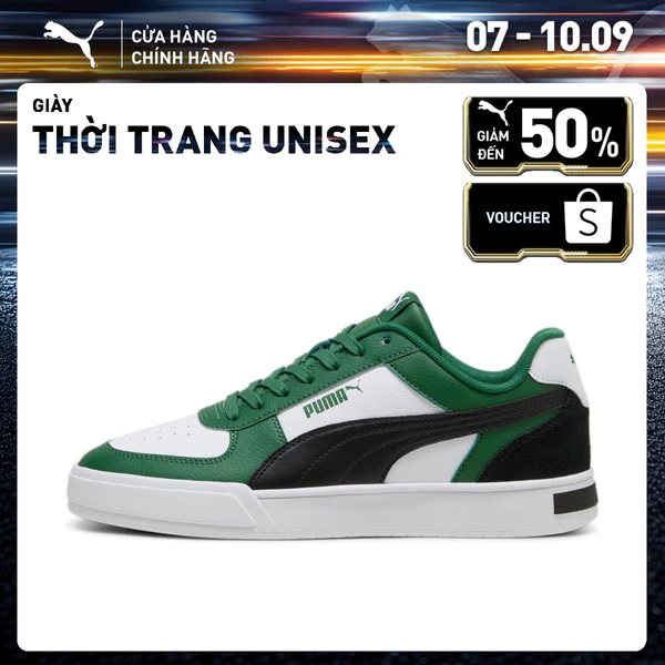 Giày thời trang PUMA Unisex Caven Mix Màu Xanh Lá