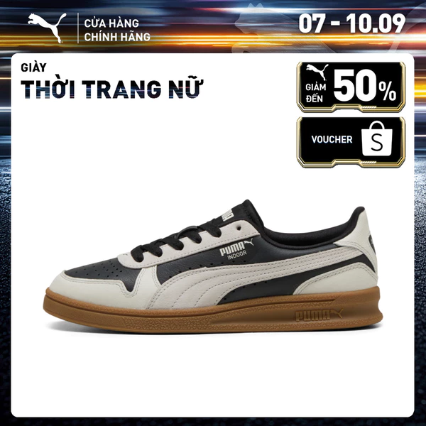 Giày Thời Trang PUMA Nữ Indoor Quiet Lux Wns Vapor Gray-Gum Màu Xám