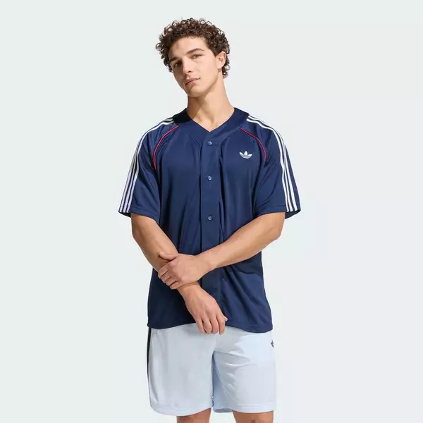 adidas Phong cách sống ÁO ĐẤU BÓNG CHÀY ADICOLOR Nam Màu xanh da trời KE0832