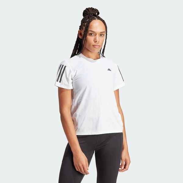 adidas Chạy Áo Thun Own The Run Nữ trắng IK7442