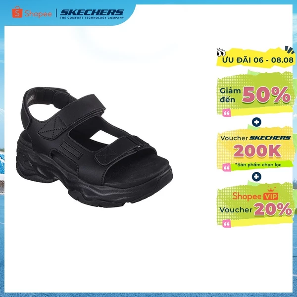 [ĐỘC QUYỀN ONLINE] Xăng Đan/Dép Nữ Skechers Cali D'Lites 4.0 Total Appeal - 119846-BBK Yoga Foam