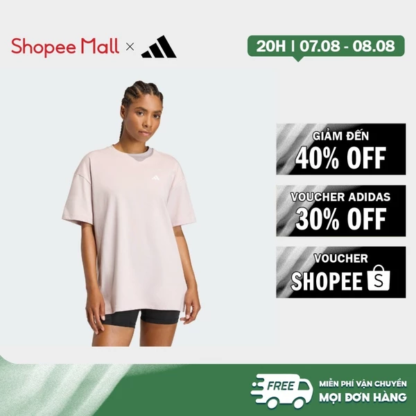 [Duy nhất 8.8 - VOUCHER 30%]adidas Gym & Training Áo Thun Tập Luyện Oversize PrimeLift Essentials Nữ Màu tím KE8523