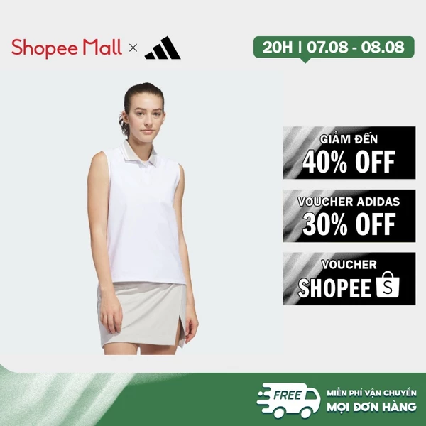 [Duy nhất 8.8 - VOUCHER 30%]adidas Đánh gôn Áo Polo Không Tay Twistknit Beyond The Course Nữ trắng KE3678
