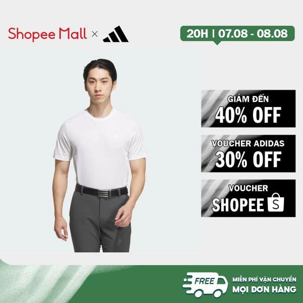 [Duy nhất 8.8 - VOUCHER 30%]adidas Đánh gôn Áo Ngắn Tay Cổ Tròn AEROREADY Nam trắng JE8288