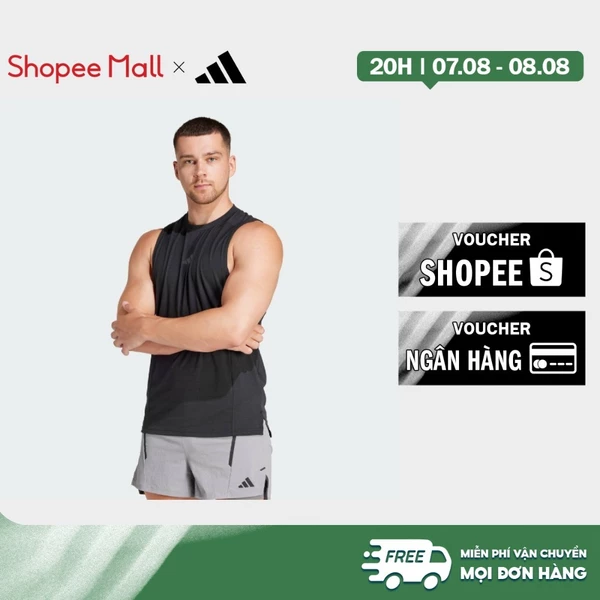 adidas Gym & Training Áo Tank Top Tập Luyện Designed for Training Nam Đen IK9726